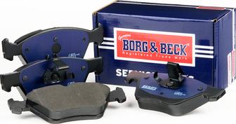 Borg & Beck BBP1393 - Тормозные колодки, дисковые, комплект autospares.lv