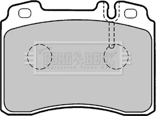 Borg & Beck BBP1367 - Тормозные колодки, дисковые, комплект autospares.lv