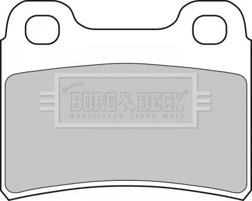 Borg & Beck BBP1304 - Тормозные колодки, дисковые, комплект autospares.lv
