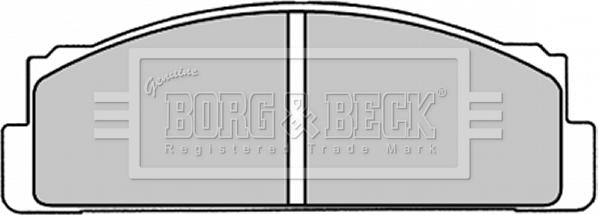Borg & Beck BBP1310 - Тормозные колодки, дисковые, комплект autospares.lv