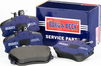 Borg & Beck BBP1388 - Тормозные колодки, дисковые, комплект autospares.lv