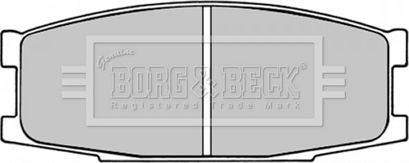 Borg & Beck BBP1330 - Тормозные колодки, дисковые, комплект autospares.lv