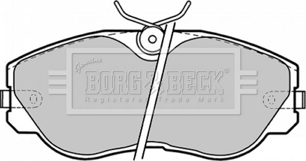 Borg & Beck BBP1329 - Тормозные колодки, дисковые, комплект autospares.lv