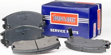 Borg & Beck BBP1375 - Тормозные колодки, дисковые, комплект autospares.lv