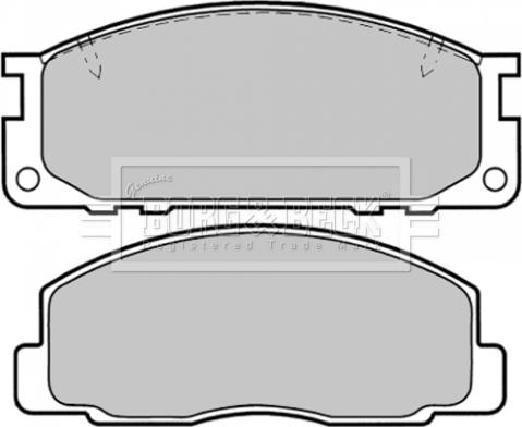 FTE BL1038A2 - Тормозные колодки, дисковые, комплект autospares.lv