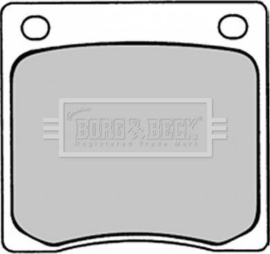 Borg & Beck BBP1296 - Тормозные колодки, дисковые, комплект autospares.lv