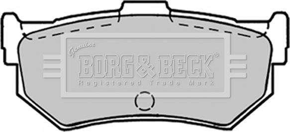Borg & Beck BBP1297 - Тормозные колодки, дисковые, комплект autospares.lv