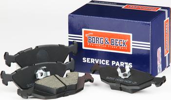 Borg & Beck BBP1266 - Тормозные колодки, дисковые, комплект autospares.lv