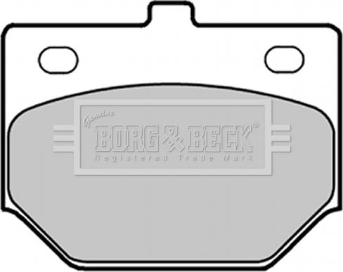 Borg & Beck BBP1286 - Тормозные колодки, дисковые, комплект autospares.lv