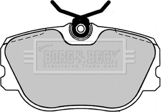 Borg & Beck BBP1229 - Тормозные колодки, дисковые, комплект autospares.lv