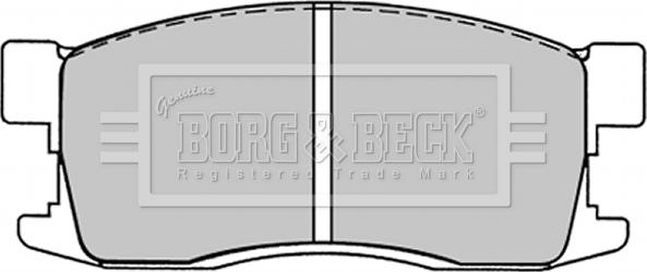 Borg & Beck BBP1225 - Тормозные колодки, дисковые, комплект autospares.lv