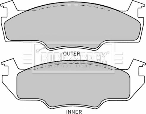 Brake Engineering PA326 - Тормозные колодки, дисковые, комплект autospares.lv