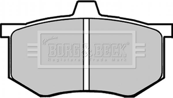 Borg & Beck BBP1275 - Тормозные колодки, дисковые, комплект autospares.lv