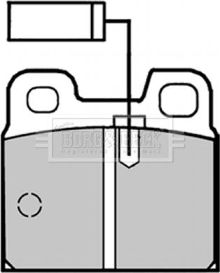 Borg & Beck BBP1273 - Тормозные колодки, дисковые, комплект autospares.lv