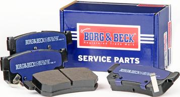 Borg & Beck BBP1790 - Тормозные колодки, дисковые, комплект autospares.lv