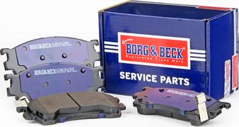 Borg & Beck BBP1750 - Тормозные колодки, дисковые, комплект autospares.lv