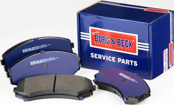 Borg & Beck BBP1757 - Тормозные колодки, дисковые, комплект autospares.lv