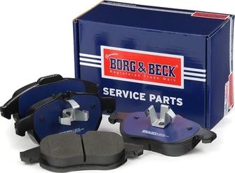 Borg & Beck BBP1765 - Тормозные колодки, дисковые, комплект autospares.lv