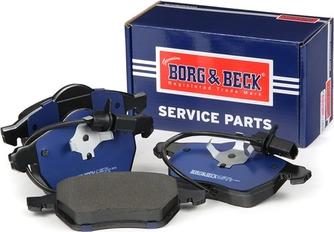 Borg & Beck BBP1766 - Тормозные колодки, дисковые, комплект autospares.lv