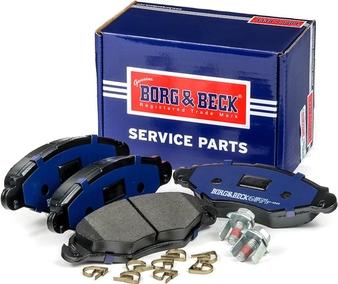 Borg & Beck BBP1762 - Тормозные колодки, дисковые, комплект autospares.lv