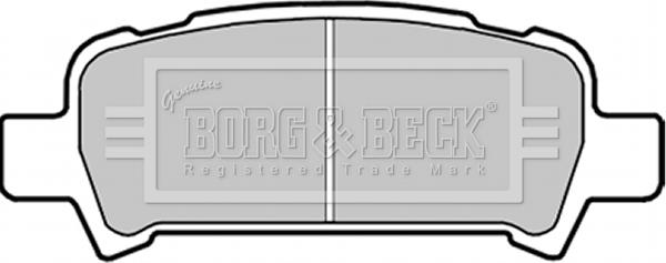 Borg & Beck BBP1705 - Тормозные колодки, дисковые, комплект autospares.lv