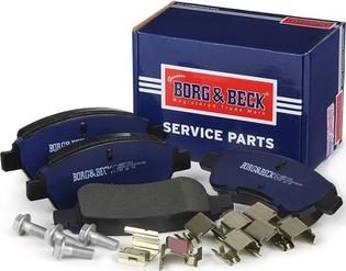 Borg & Beck BBP1703 - Тормозные колодки, дисковые, комплект autospares.lv