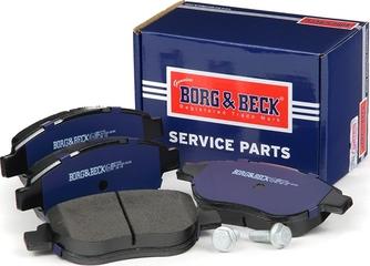 Borg & Beck BBP1715 - Тормозные колодки, дисковые, комплект autospares.lv
