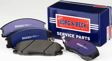 Borg & Beck BBP1789 - Тормозные колодки, дисковые, комплект autospares.lv