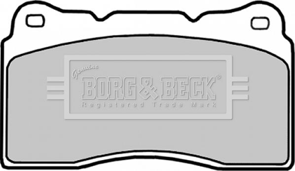 Borg & Beck BBP1784 - Тормозные колодки, дисковые, комплект autospares.lv