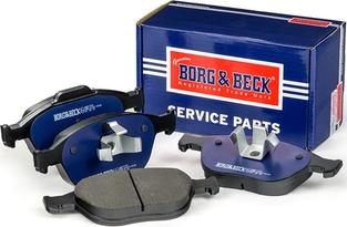 Borg & Beck BBP1739 - Тормозные колодки, дисковые, комплект autospares.lv