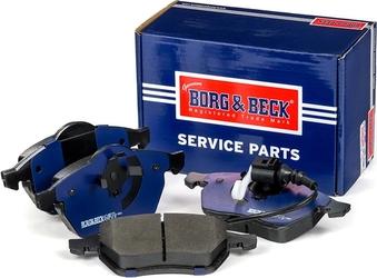 Borg & Beck BBP1734 - Тормозные колодки, дисковые, комплект autospares.lv