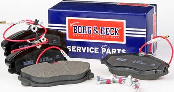 Borg & Beck BBP1730 - Тормозные колодки, дисковые, комплект autospares.lv