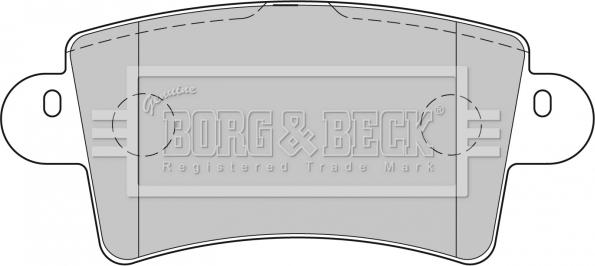 Borg & Beck BBP1773 - Тормозные колодки, дисковые, комплект autospares.lv