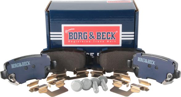 Borg & Beck BBP1777 - Тормозные колодки, дисковые, комплект autospares.lv