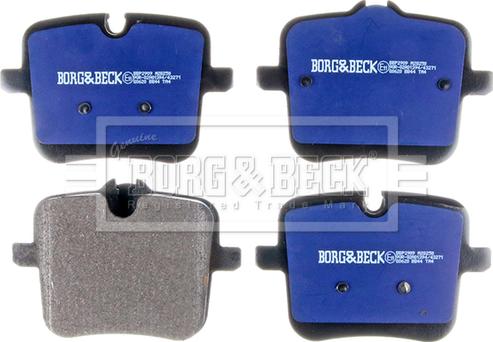 Borg & Beck BBP2909 - Тормозные колодки, дисковые, комплект autospares.lv