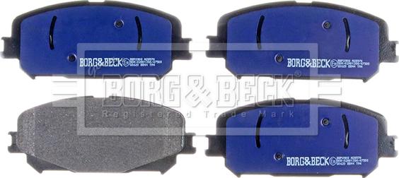 Borg & Beck BBP2908 - Тормозные колодки, дисковые, комплект autospares.lv