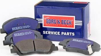 Borg & Beck BBP2907 - Тормозные колодки, дисковые, комплект autospares.lv