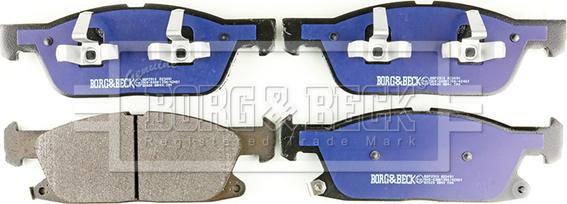 Borg & Beck BBP2910 - Тормозные колодки, дисковые, комплект autospares.lv