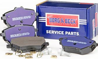 Borg & Beck BBP2452 - Тормозные колодки, дисковые, комплект autospares.lv