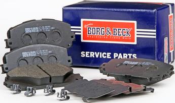 Borg & Beck BBP2464 - Тормозные колодки, дисковые, комплект autospares.lv