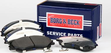 Borg & Beck BBP2465 - Тормозные колодки, дисковые, комплект autospares.lv