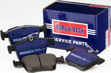 Borg & Beck BBP2401 - Тормозные колодки, дисковые, комплект autospares.lv