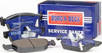 Borg & Beck BBP2413 - Тормозные колодки, дисковые, комплект autospares.lv