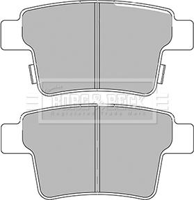 BYD 1247278900 - Тормозные колодки, дисковые, комплект autospares.lv