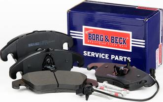 Borg & Beck BBP2429 - Тормозные колодки, дисковые, комплект autospares.lv