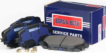 Borg & Beck BBP2590 - Тормозные колодки, дисковые, комплект autospares.lv