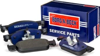 Borg & Beck BBP2591 - Тормозные колодки, дисковые, комплект autospares.lv