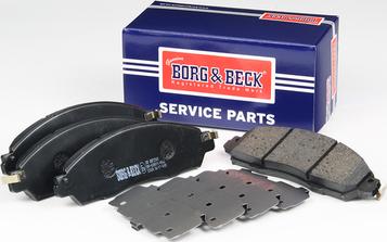 Borg & Beck BBP2569 - Тормозные колодки, дисковые, комплект autospares.lv