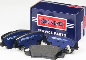 Borg & Beck BBP2563 - Тормозные колодки, дисковые, комплект autospares.lv