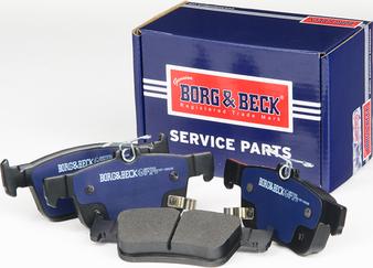 Borg & Beck BBP2582 - Тормозные колодки, дисковые, комплект autospares.lv